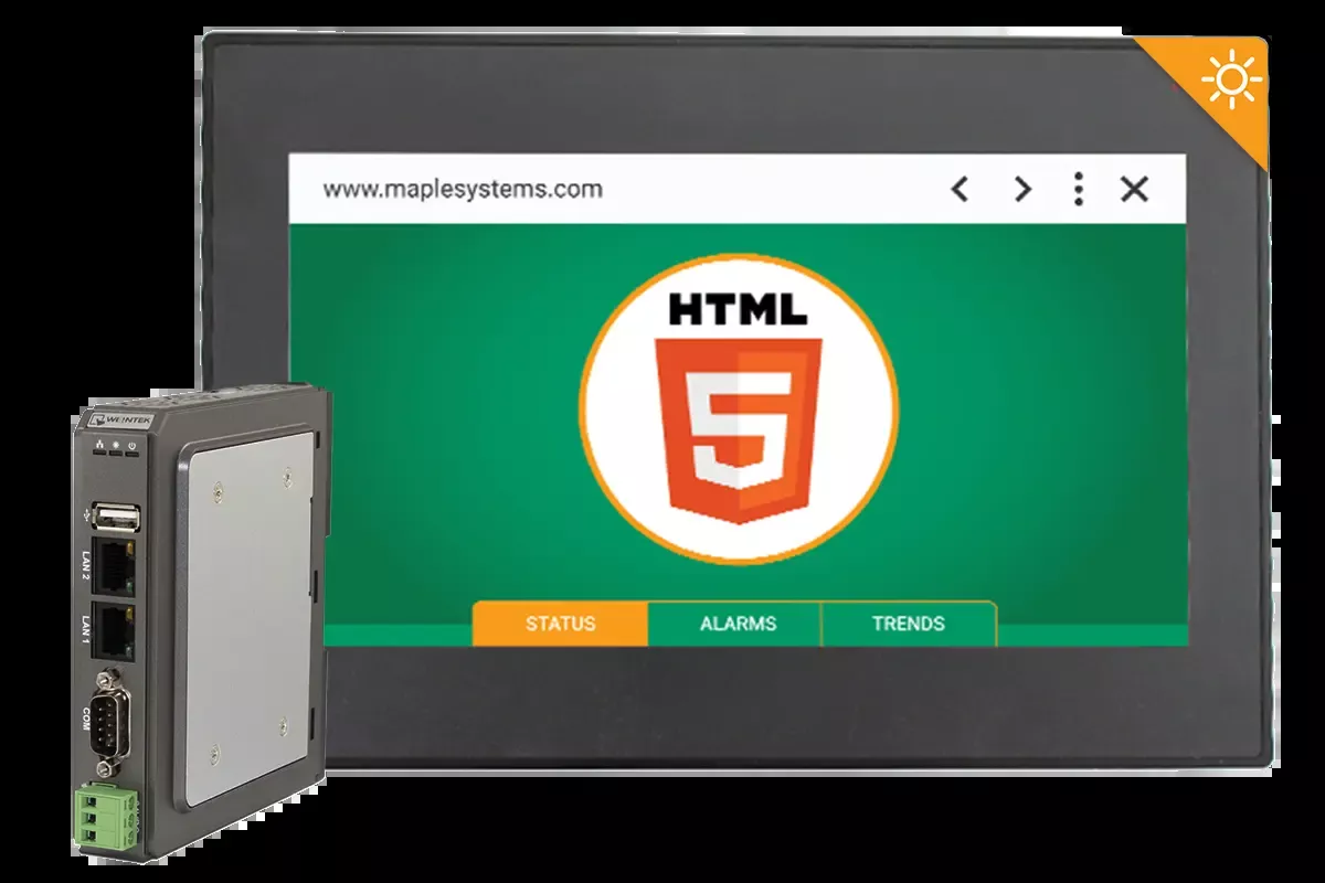 10.1" High Brightness Web HMI and cMT-SVRX-822 Package